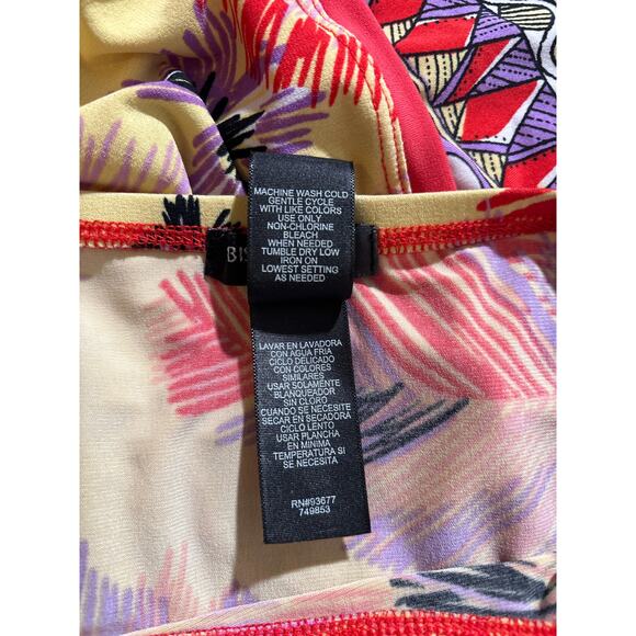 Bisou Bisou Women's Size Large Colorful Festive Beach Tropical Island Maxi Skirt - Picture 4 of 11